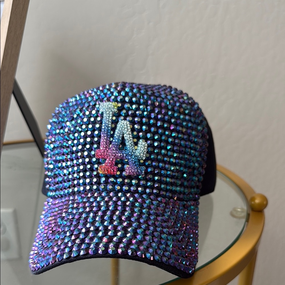 Rhinestone Embellished Cap